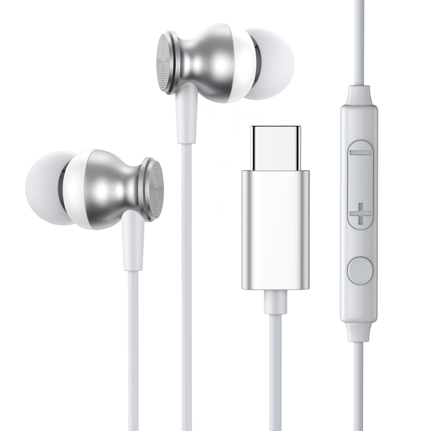 JOYROOM JR-EC04 Type-C In-Ear hovedtelefon med ledning med mikrofon HiFi Stereo Sound Hovedtelefon JOYROOM JR-EC04 Type-C In-Ear hovedtelefon med ledning med mikrofon HiFi Stereo Sound Hovedtelefon